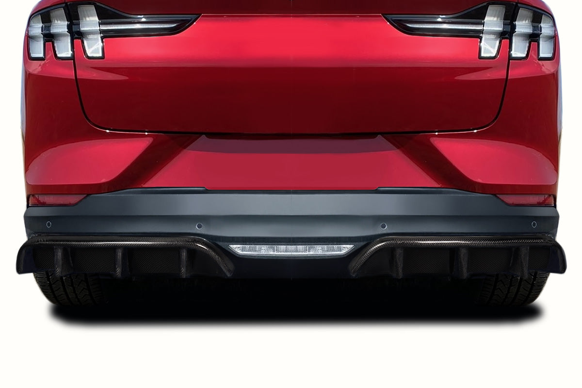 2021-2025 Ford Mustang Mach-E Carbon Creations Mystic Rear Diffuser - 2 Pieces