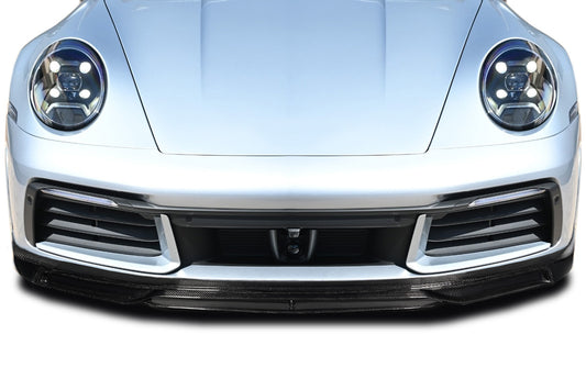 2020-2022 Porsche Carrera 911 992 Carbon Creations Taveran Front Lip Spoiler Air Dam - 2 Pieces