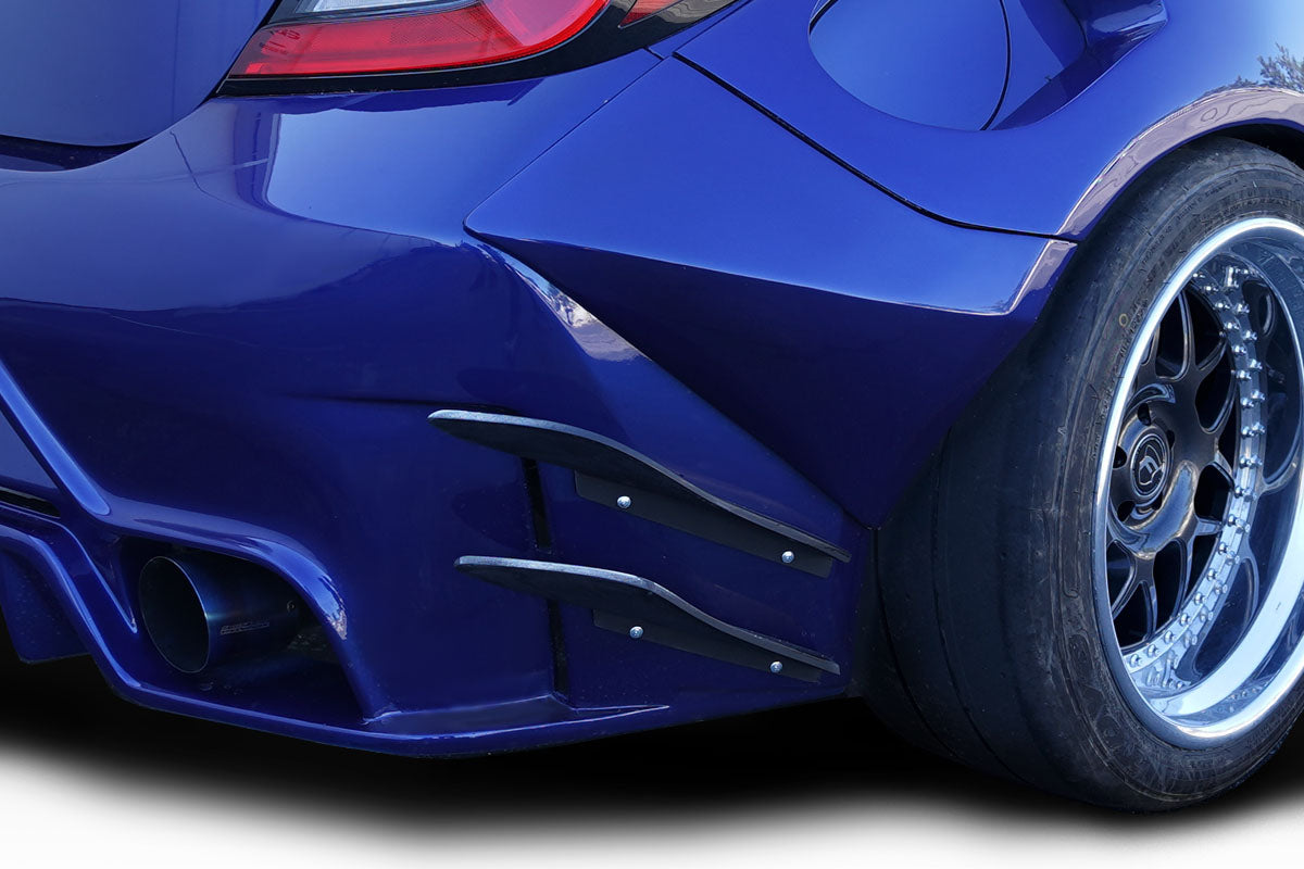 2022-2025 Toyota GR86 / Subaru BRZ Duraflex GT Competition Rear Bumper Canards - 4 Pieces