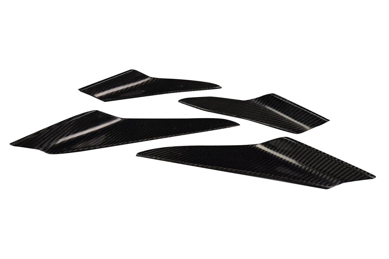 2022-2025 Toyota GR86 / Subaru BRZ Carbon Creations GT Competition Front Bumper Canards - 4 Pieces