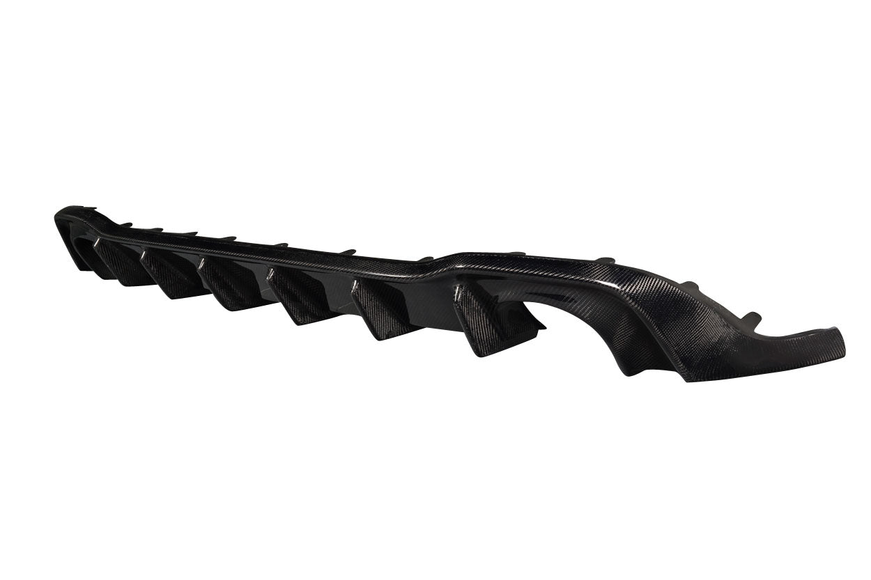 2022-2023 Volkswagen Golf GTI Carbon Creations Zamba Rear Diffuser - 1 Piece