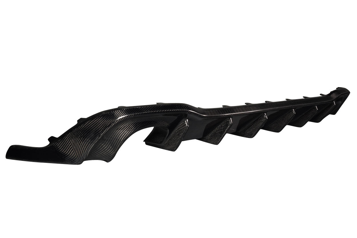 2022-2024 Volkswagen Golf GTI Carbon Creations Zamba Rear Diffuser - 1 Piece