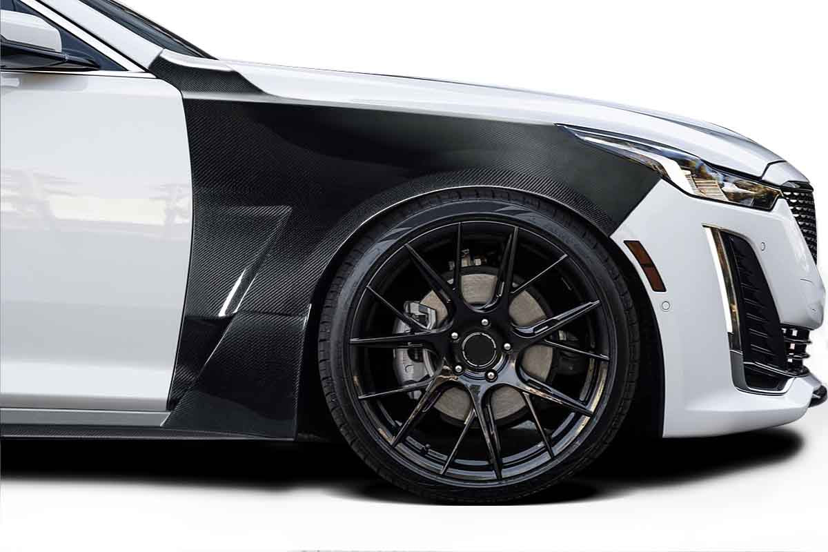 2020-2025 Cadillac CT5 Carbon Creations Impulse Front Fenders - 6 Pieces