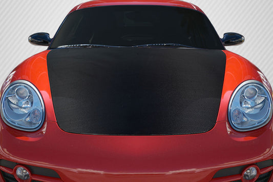 2006-2012 Porsche Cayman Carbon Creations OEM Look Carbon Fiber Hood