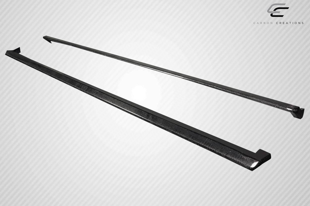 2008-2010 Subaru Impreza WRX Carbon Creations Ghost Side Skirt Rocker Panel Splitters - 2 Pieces (S)