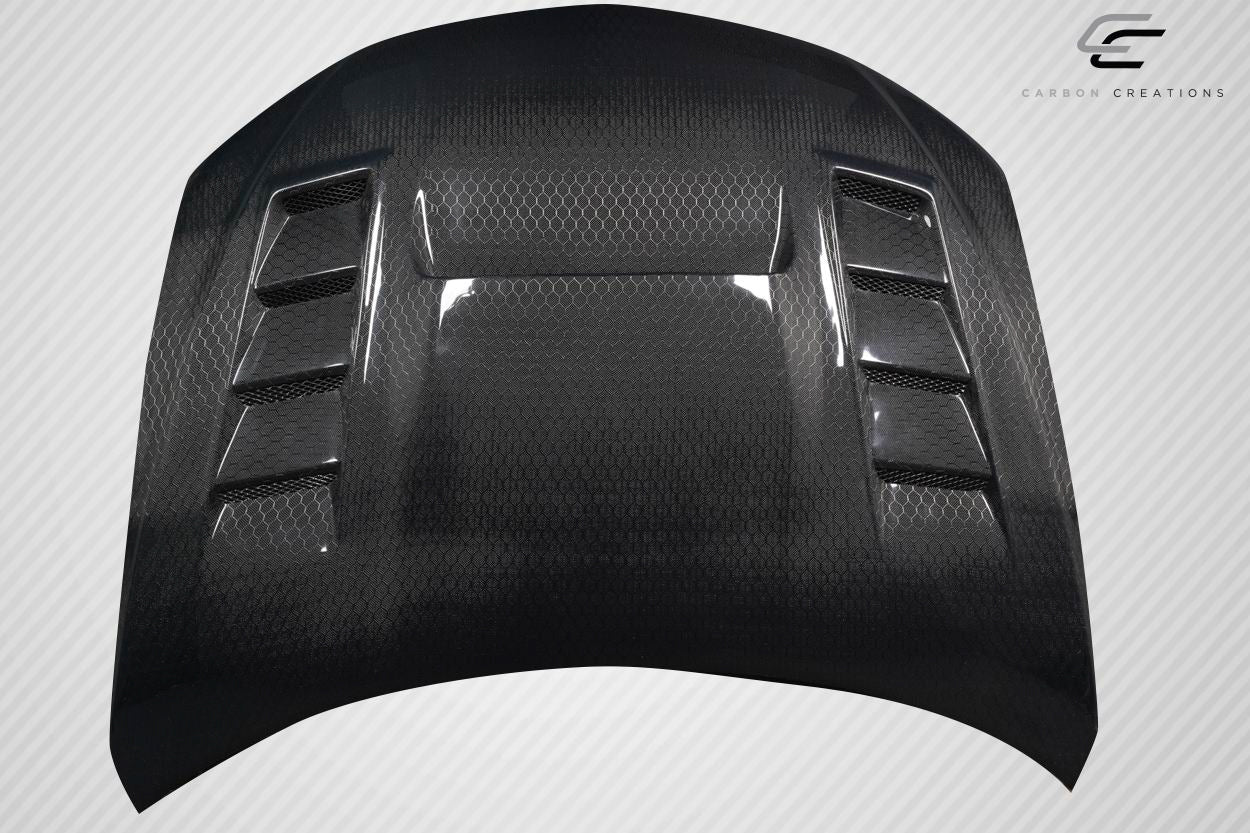 2008-2011 Subaru Impreza 2008-2014 WRX STI Carbon Creations Geo6ix Dritech GT Concept Hood - 1 Piece