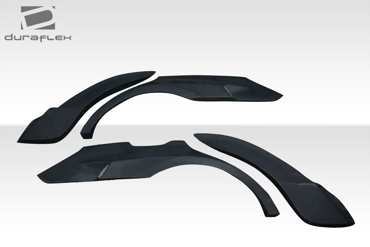 2012-2018 Mercedes CLS Class W218 Duraflex Vector Wide Body Rear Fender Flare Add Ons - 4 Pieces