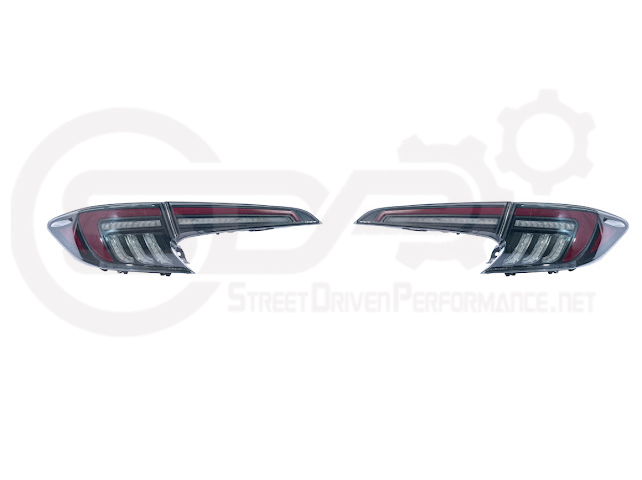 2019-UP COROLLA HATCHBACK GR SEQUENTIAL SIGNAL LED CLEAR REAR TAILLIGHTS PAIR