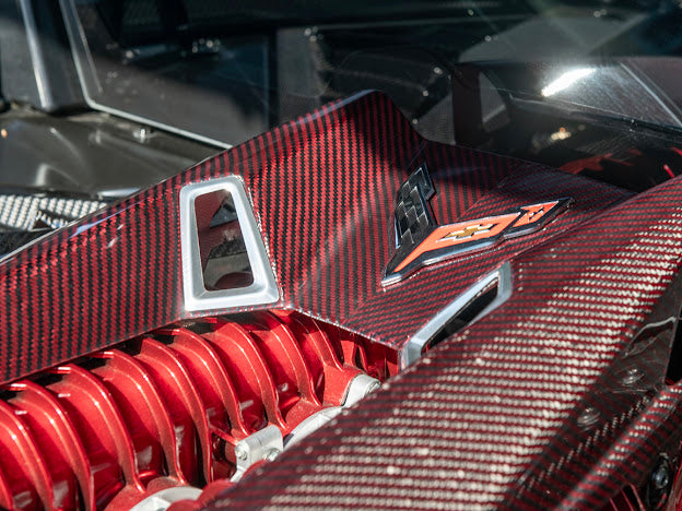 2023+ CORVETTE C8 Z06 CARBON FIBER ENGINE COVER