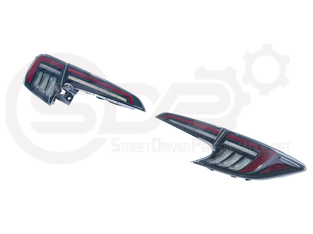 2019-UP COROLLA HATCHBACK GR SEQUENTIAL SIGNAL LED CLEAR REAR TAILLIGHTS PAIR
