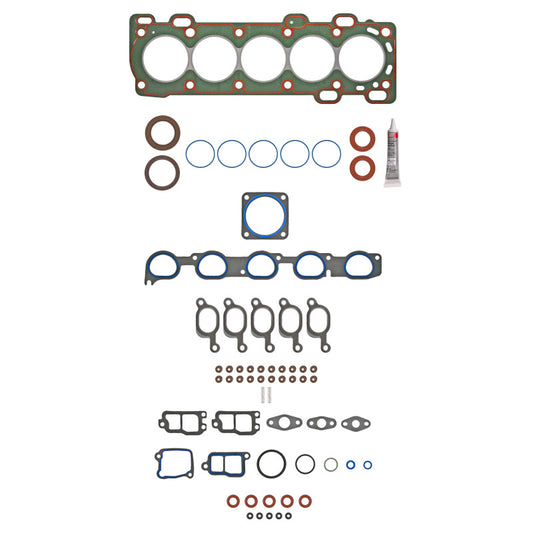 Fel-Pro Volvo S70 HS 26204 PT-1 PermaTorque engine cylinder head gasket set showing gaskets and components.