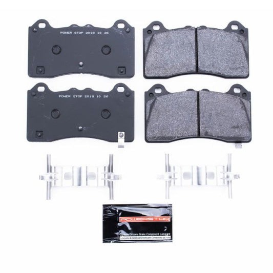 PowerStop racing brake pads for 2016-2018 Ford Focus, front track day brake pads with high-performance braking features