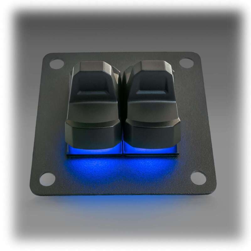 Turn Offroad Molle Loc carling switch plate with double mount, featuring hooks and utility handle for offroad vehicle accessories.