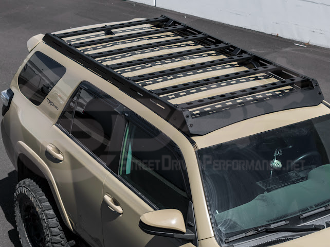 2010-2024 Toyota 4Runner | Carbon Steel Black Top Roof Rack Cargo Carrier