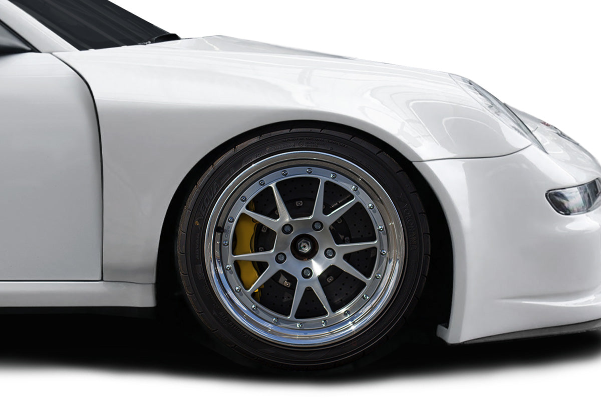 2005-2008 Porsche 911 997 Duraflex GT3 Cup S Look Front Fender Vents - 2 Pieces