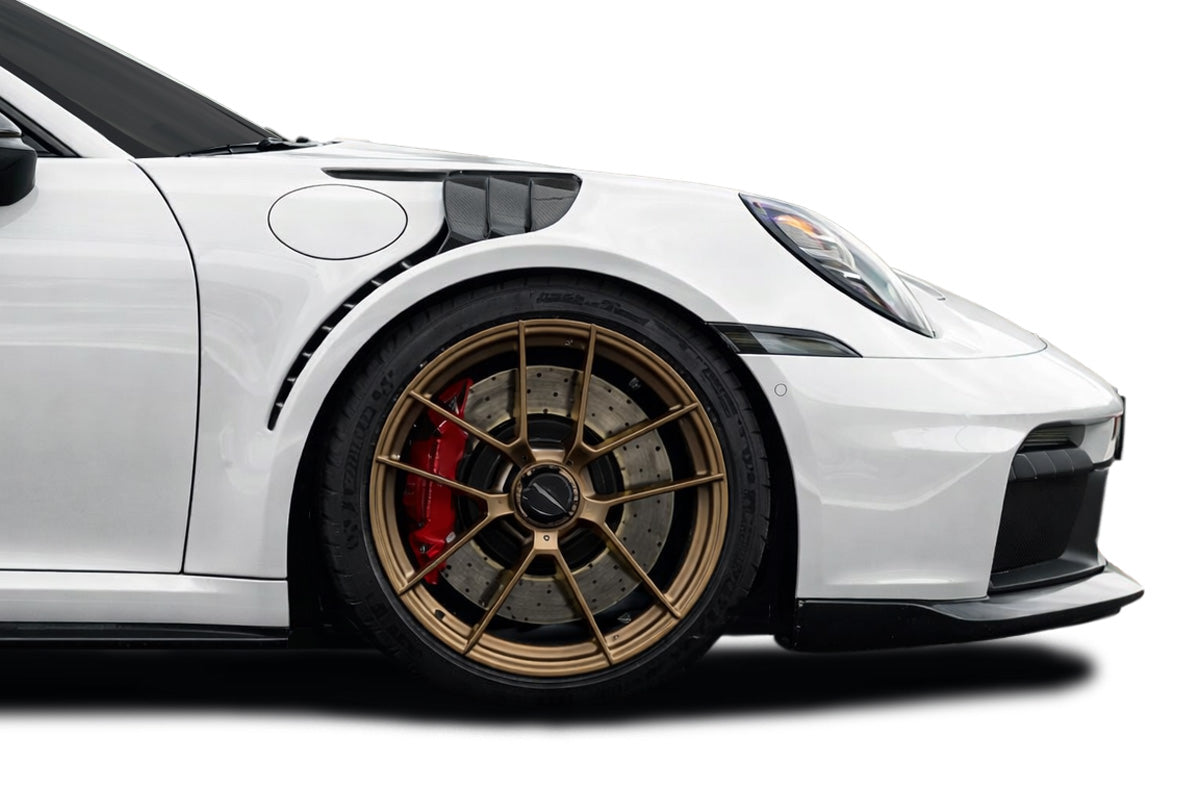 2020-2025 Porsche 911 Carrera 992 Carbon Creations F-Tech Front Fenders - 2 Piece