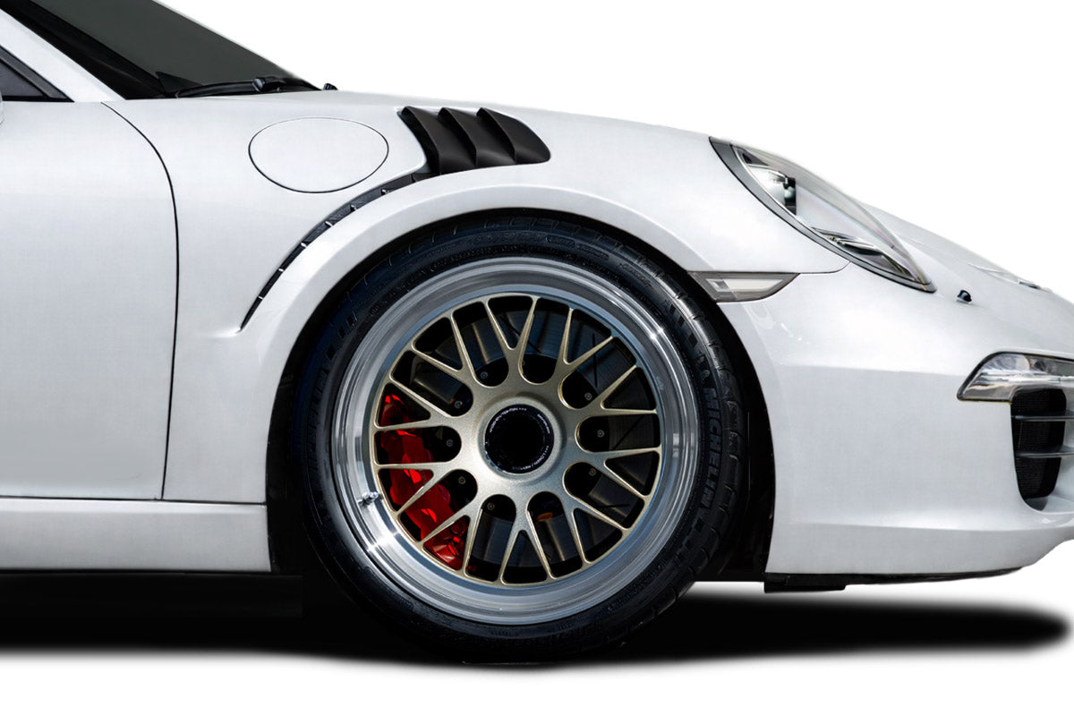 2012-2019 Porsche 911 Carrera 991 Duraflex GT3RS Look Front Fenders - 2 Piece