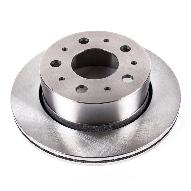 PowerStop OE rear brake rotor for 2014-2019 Ram ProMaster 1500, automotive specialty brake rotor with ventilated design