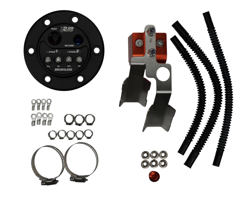 DeatschWerks X2 Fuel Pump Hanger for 92-00 Honda Civic and 94-01 Acura Integra, showing the pump hanger component.