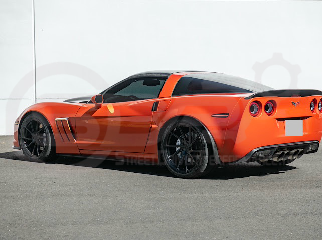 2005-2013 CHEVROLET CORVETTE C6 | SDP PERFORMANCE STYLE CARBON FIBER REAR TRUNK LID WING SPOILER