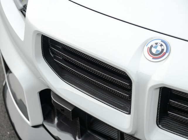 2023-Up BMW G87 M2 | Factory Style Carbon Fiber Front Upper Grille Replacement