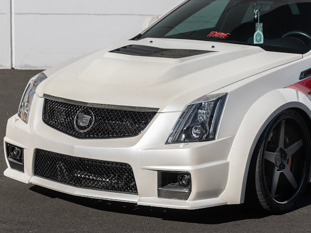 2009-2015 Cadillac CTS-V V2 - Carbon Fiber Fog Light Bezels / Covers