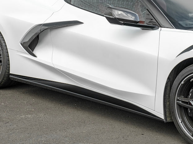2020+ CHEVROLET CORVETTE C8 | SDP PERFORMANCE STYLE SIDE SKIRTS ROCKER PANELS GROUND EFFECTS
