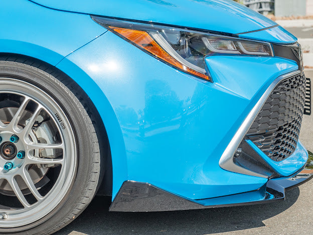 2019-UP TOYOTA COROLLA HATCHBACK | JDM PERFORMANCE PACKAGE FRONT SPLITTER LIP GROUND EFFECTS