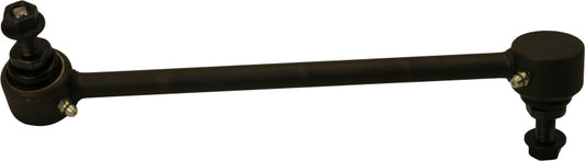 Moog front left sway bar endlink for Kia Spectra 2004-2009, showing the metal link with bushings for suspension stability.
