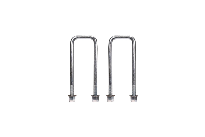 Eibach Ford F-150 Powerboost rear lift blocks, 1.5-inch height, designed for truck lift kits, showing the metal lift blocks on a vehicle.