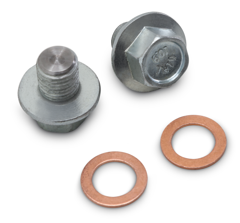 Vance & Hines HD Sensor Plug Kit 10mm exhaust adapter showing black metal plug with threading and protective cap.