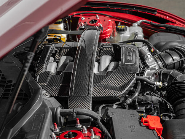 2024-Up Ford Mustang S650 GT & Dark Horse | CARBON FIBER 5.0L Engine Valve Cover