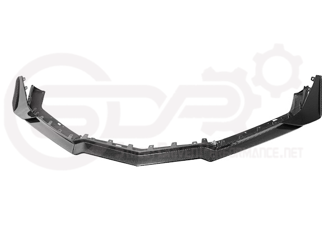 2023+ CHEVROLET CORVETTE C8 Z06 & E-RAY | Z07 PERFORMANCE PACKAGE CARBON FIBER LIP SPLITTER GROUND EFFECTS WITH NO DRILL CANARDS