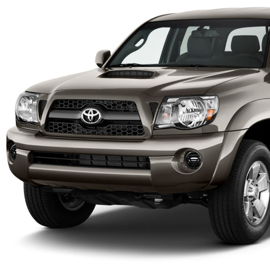Pair of ORACLE Lighting high-powered LED fog lights for Toyota Tundra, Tacoma, Sequoia, and Solara in 6000K white light.