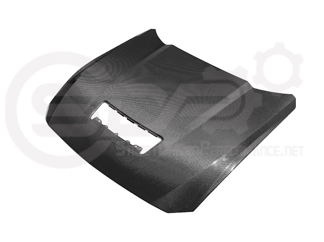 *IMPERFECTION / DISCOUNTED* 2024-Up Ford Mustang S650 | Factory Style CARBON FIBER Front Hood (NO VENT)