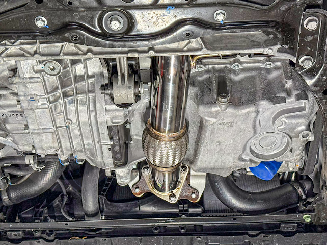 2023+ HONDA CIVIC FL5 TYPE R 2.0T & 2022+ ACURA INTEGRA TYPE S 2.0T EXHAUST FRONT PIPE