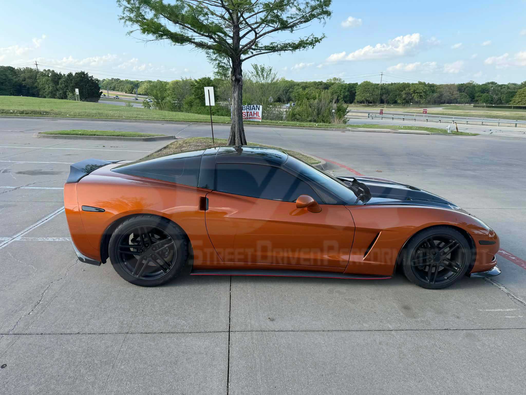 2005-2013 CHEVROLET CORVETTE C6 | SDP AGGRESSIVE STYLE  CARBON FIBER REAR TRUNK LID WING SPOILER