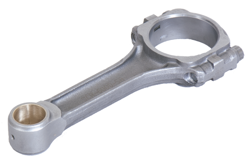 Eagle Chevrolet 6-inch steel I-beam connecting rods for 8-cylinder engines, set of 8, showing the rods' polished metal finish.