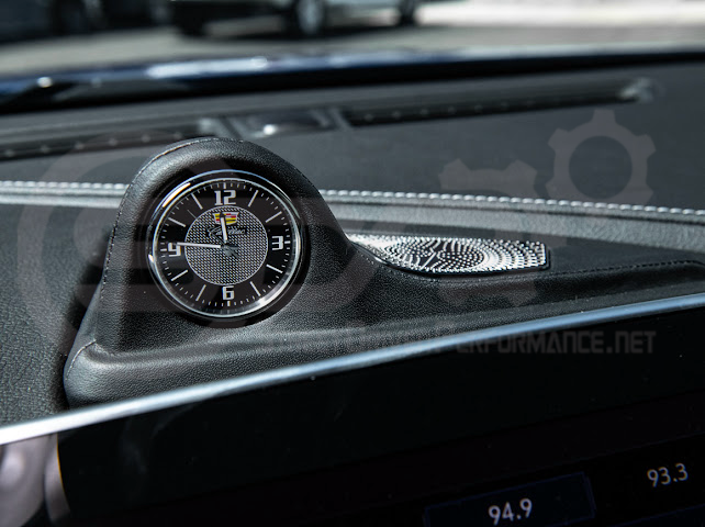 Fit 2020-2024 Cadillac CT5 | Leather Dashboard Center Analog Clock & Speaker Pod (Fits all Models)