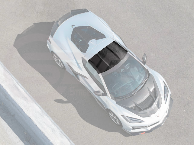 2020-Up Chevrolet Corvette C8 Coupe | CARBON FIBER Replacement Top Targa Roof Panel
