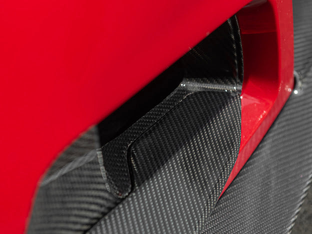 2017-UP CAMARO ZL1 1LE FRONT AIR DUCT BEZELS & CANARDS DIVE PLANES