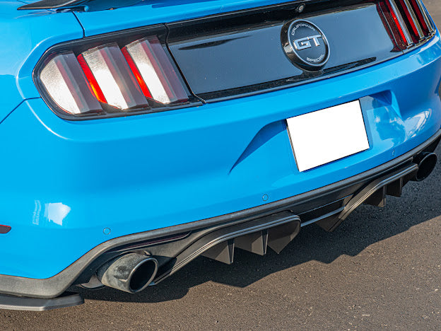2015-17 FORD MUSTANG | RTR PERFORMANCE PACKAGE 3PCS BUMPER DIFFUSER