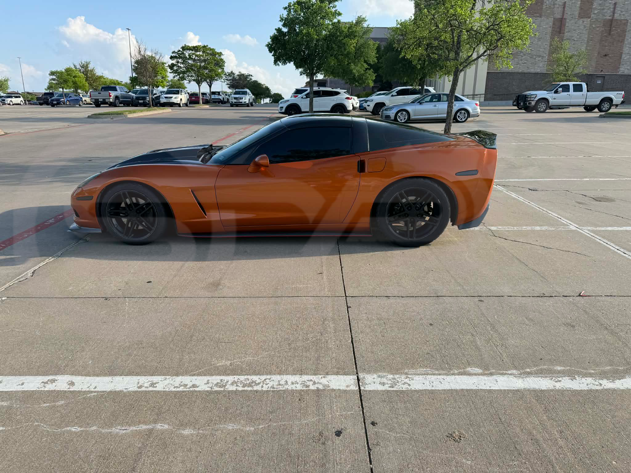 2005-2013 CHEVROLET CORVETTE C6 | SDP AGGRESSIVE STYLE  CARBON FIBER REAR TRUNK LID WING SPOILER