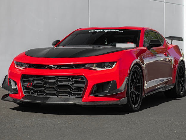 2017-UP CAMARO ZL1 1LE FRONT AIR DUCT BEZELS & CANARDS DIVE PLANES