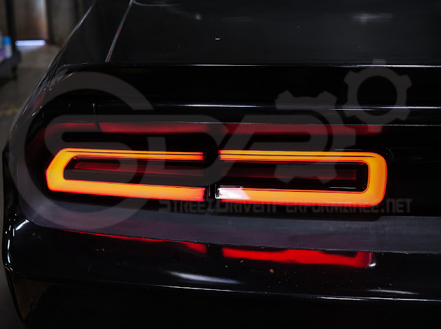 2008-2014 Dodge Challenger | Facelift Sequential Signal LED Smoke Rear Taillights Pair