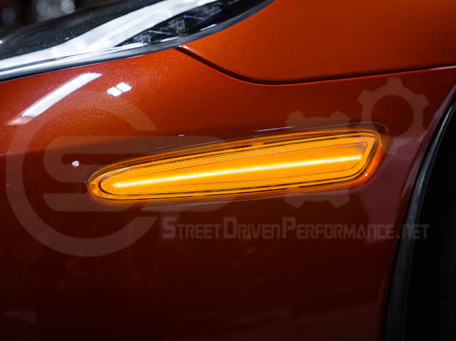 2005-2013 Chevrolet Corvette C6 | Amber Light LED Side Fender Markers Pair (Front and / or Rear) {Clear, Amber, Red, or Smoke Lenses}