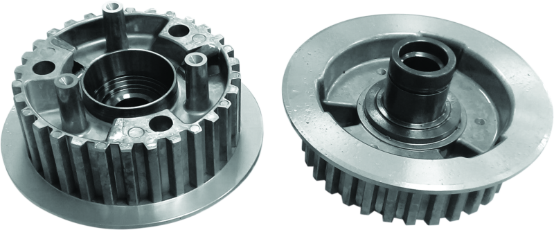 TwinPower 2017-Up touring clutch hub for Harley-Davidson, replaces H-D 37000083, shown in the image with detailed clutch basket components.