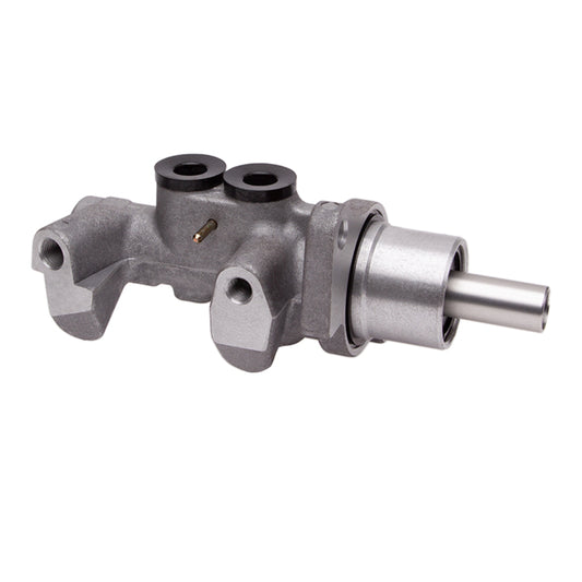 DFA BMW 325i brake master cylinder in black with metal connections, designed for vehicle braking system replacement.