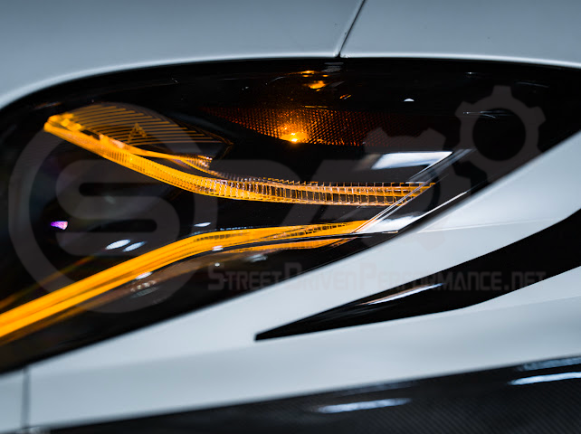 2020-Up Chevrolet Corvette C8 | Custom DRL Conversion Front Headlight Module Set Pair (Amber, Blue, Green, or Red)
