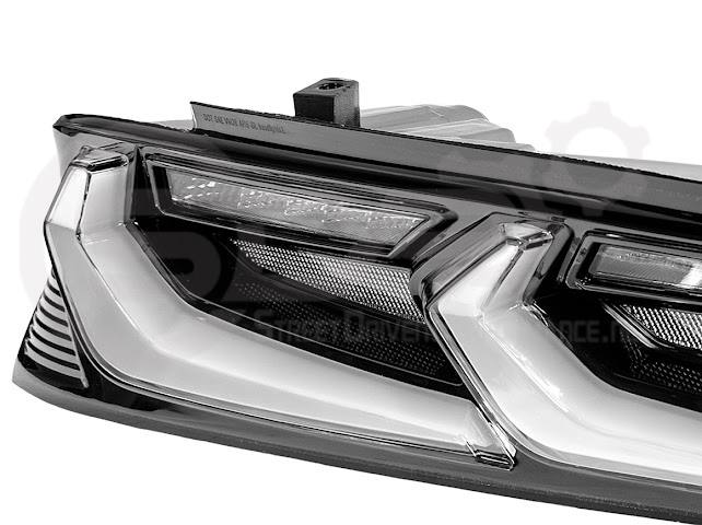 2016-2018 Chevrolet Camaro | C8 Style Sequential Signal LED Rear Taillights Pair (Clear / Red / Smoke Lens)